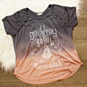 Maurices Tops - MAURICE'S Country Graphic Tee - 2X Maurices Tops - MAURICE'S Country Graphic Tee - 2X